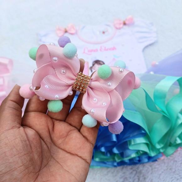Conjunto Tutu Circo Rosa