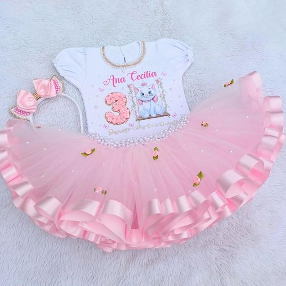 Conjunto Tutu Gatinha Marie