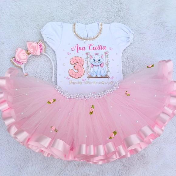 Conjunto Tutu Gatinha Marie