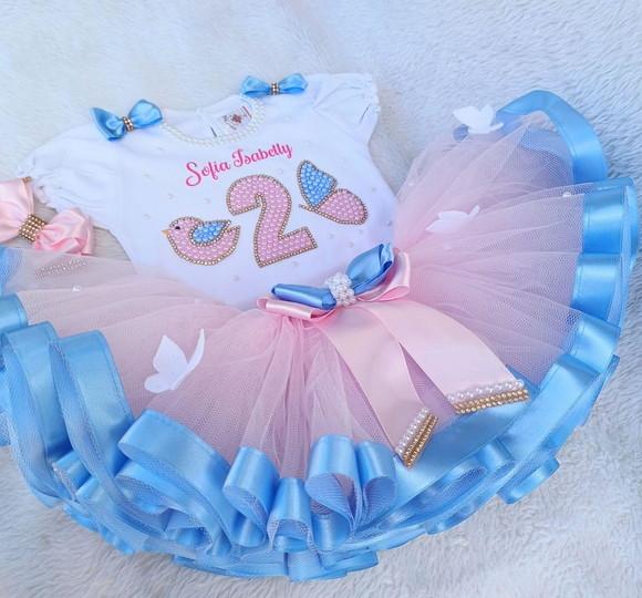 Conjunto Tutu Jardim Encantado