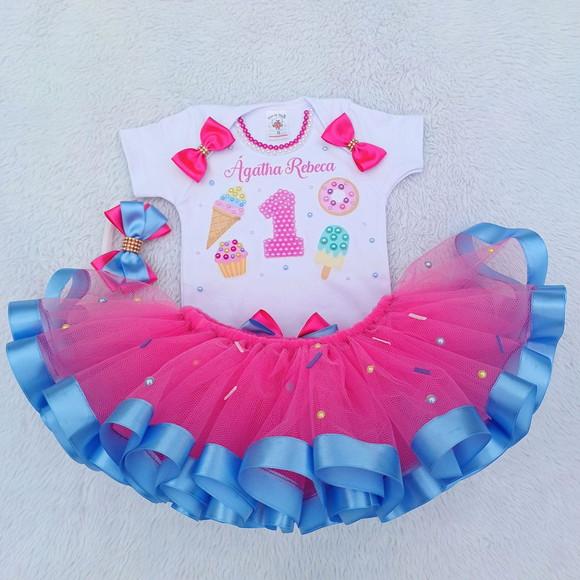 Conjunto Tutu Mundo Doce