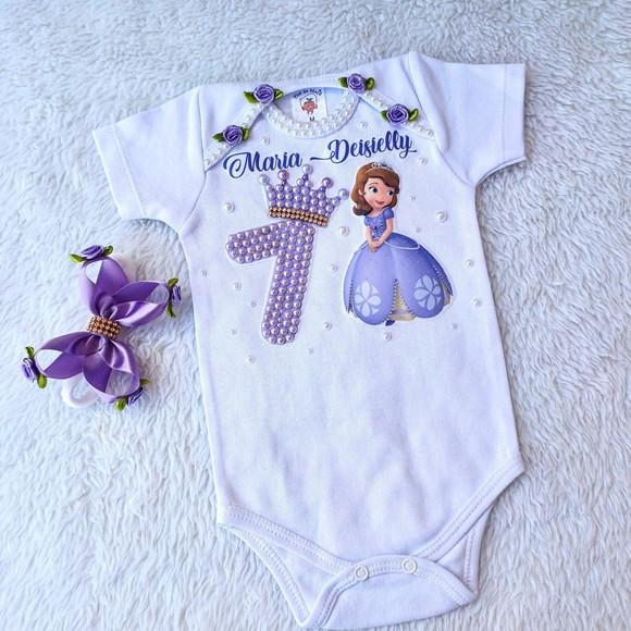 Conjunto Tutu Princesinha Sofia Mesvesario