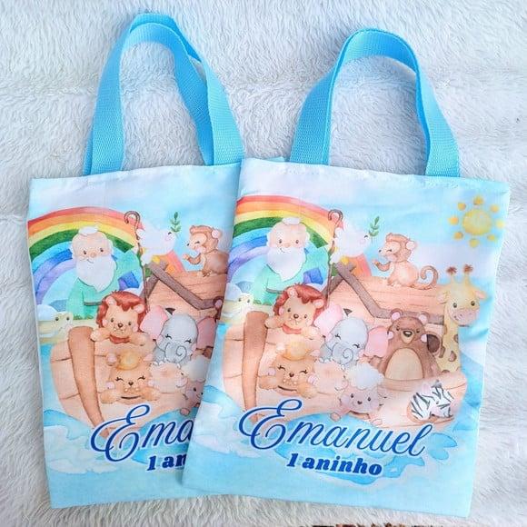 Lembrancinha Ecobag Arca de Noé