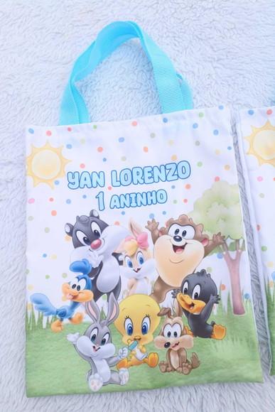 Lembrancinha Ecobag Baby Louney Tunes