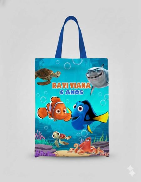 Lembrancinha Ecobag Personalizada Procurando Nemo