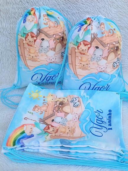 Mochila Saco Personalizada Arca de Noé