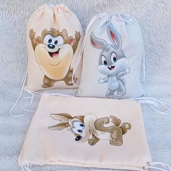Mochila Saco Personalizada Baby Looney Tunes