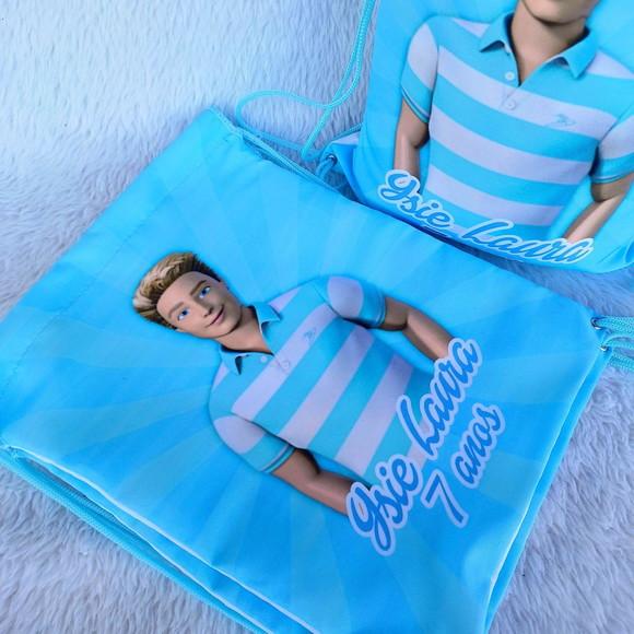 Mochila Saco Personalizada Barbie