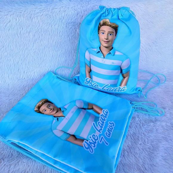 Mochila Saco Personalizada Barbie