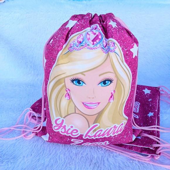 Mochila Saco Personalizada Barbie