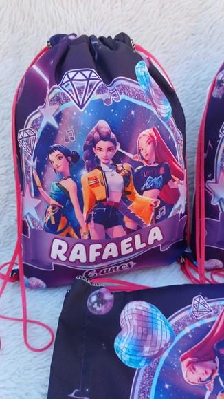 Mochila Saco Personalizada Guerreiras do Kpop