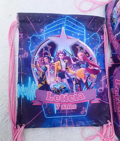 Mochila Saco Personalizada Guerreiras do Kpop