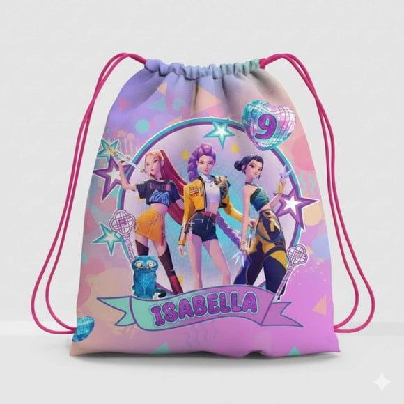 Mochila Saco Personalizada Guerreiras do Kpop