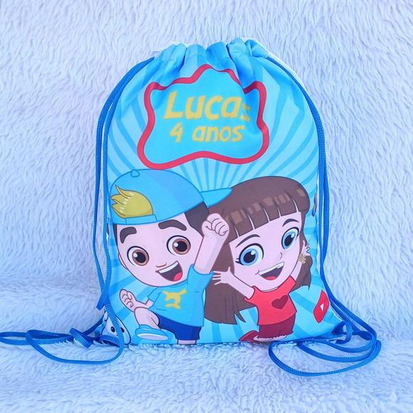 Mochila Saco Personalizada Lucas Neto