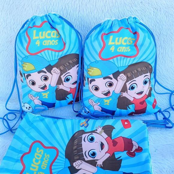 Mochila Saco Personalizada Lucas Neto