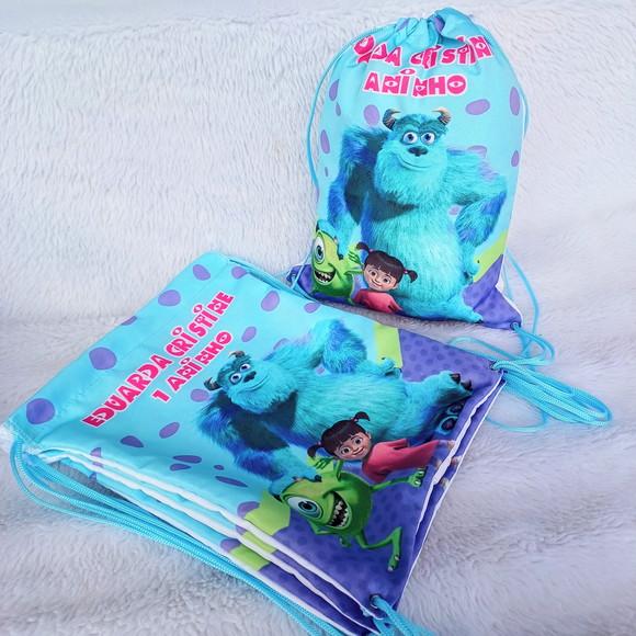 Mochila Saco Personalizada Maria Monstros S.a