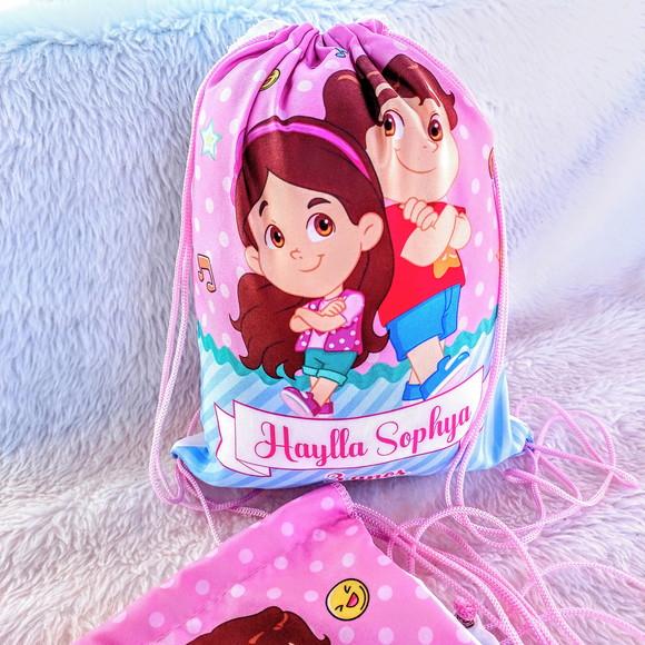 Mochila Saco Personalizada Maria Clara e Jp