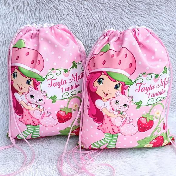 Mochila Saco Personalizada Moranguinho