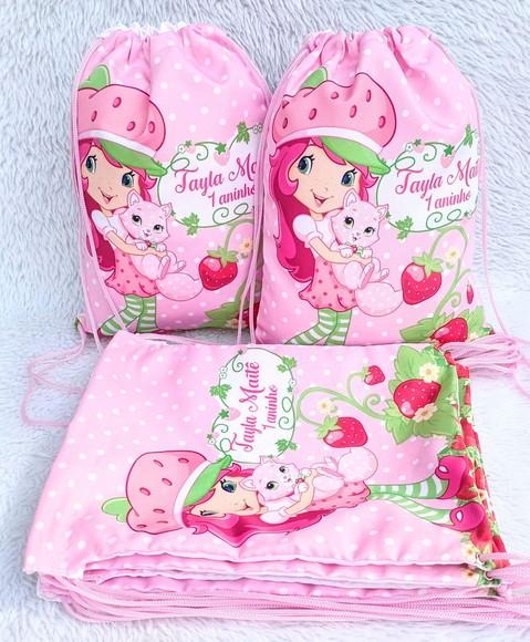 Mochila Saco Personalizada Moranguinho
