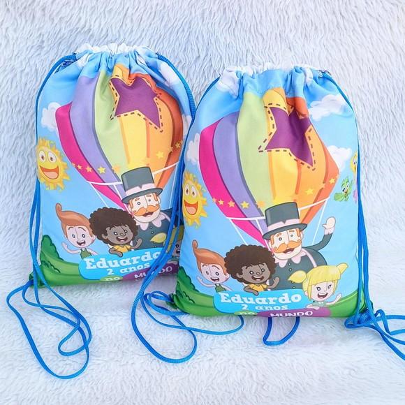 Mochila Saco Personalizada Mundo Bita