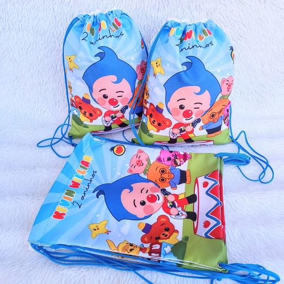 Mochila Saco Personalizada Palhaço Herói do Coração