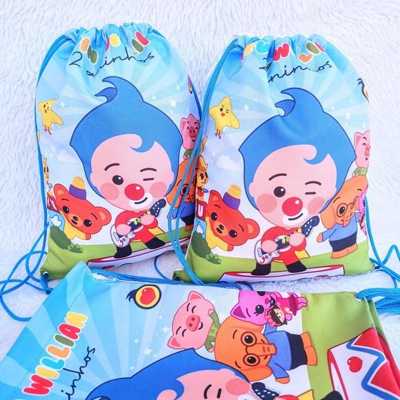 Mochila Saco Personalizada Palhaço Herói do Coração