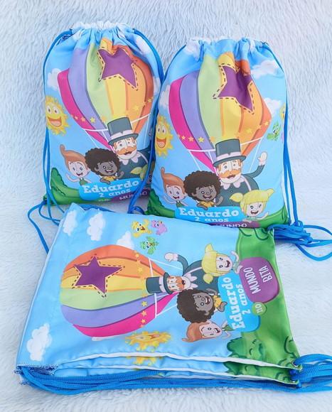 Mochila Saco Personalizada Mundo Bita