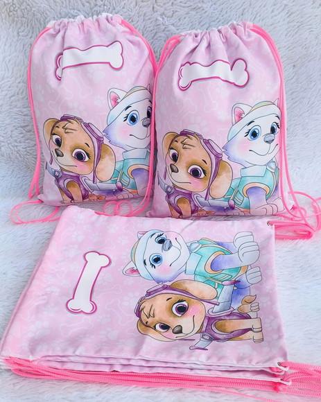 Mochila Saco Personalizada Patrulha Canina G (36/27)
