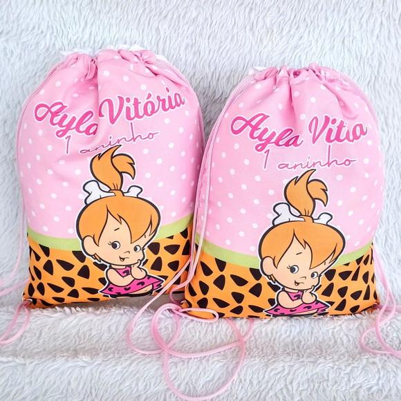 Mochila Saco Personalizada Pedrita