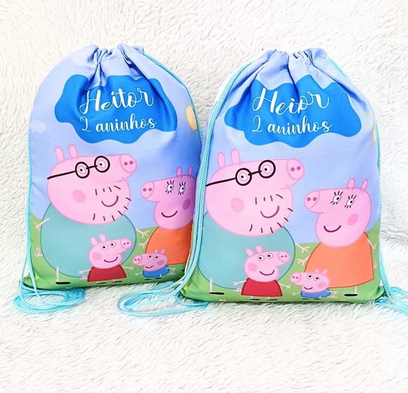 Mochila Saco Personalizada Pepa Pig