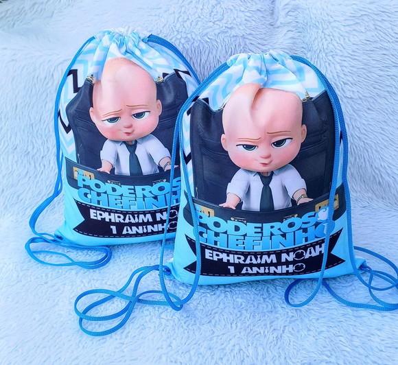 Mochila Saco Personalizada Poderoso Chefinho