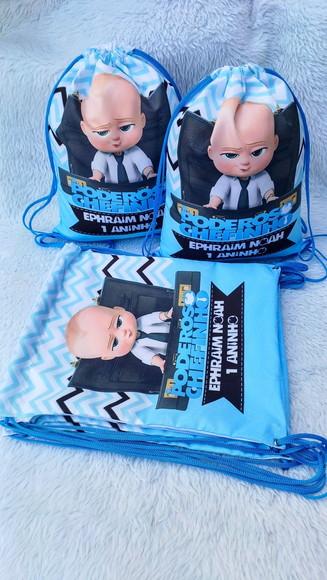 Mochila Saco Personalizada Poderoso Chefinho