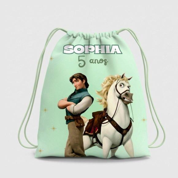 Mochila Saco Personalizada Rapunzel