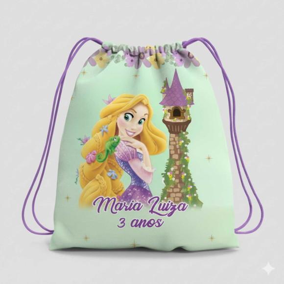 Mochila Saco Personalizada Rapunzel