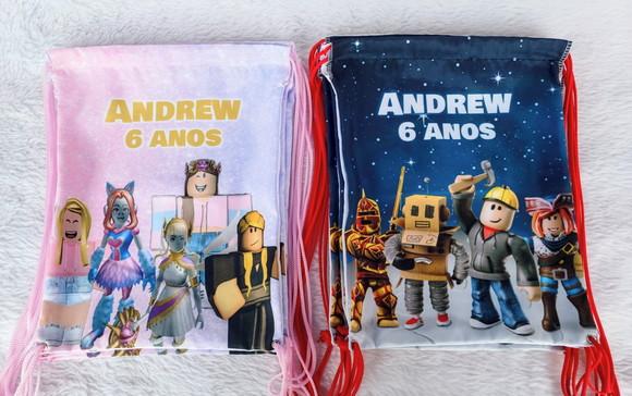 Mochila Saco Personalizada Roblox