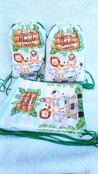 Mochila Saco Personalizada Safari Baby