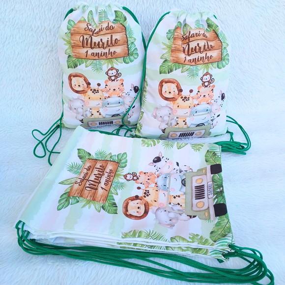 Mochila Saco Personalizada Safari Baby