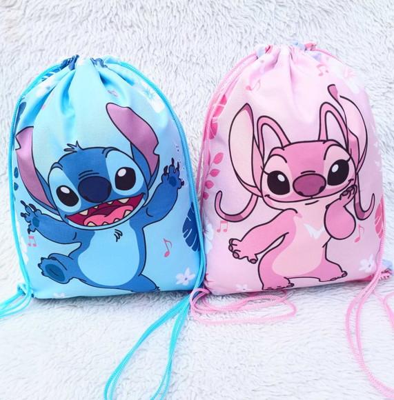 Mochila Saco Personalizada Stitch