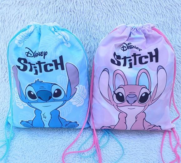 Mochila Saco Personalizada Stitch