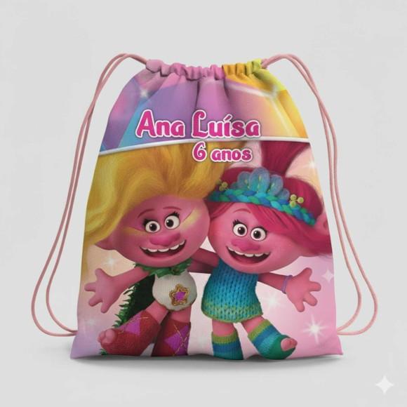 Mochila Saco Personalizada Trolls