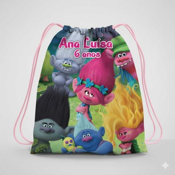Mochila Saco Personalizada Trolls
