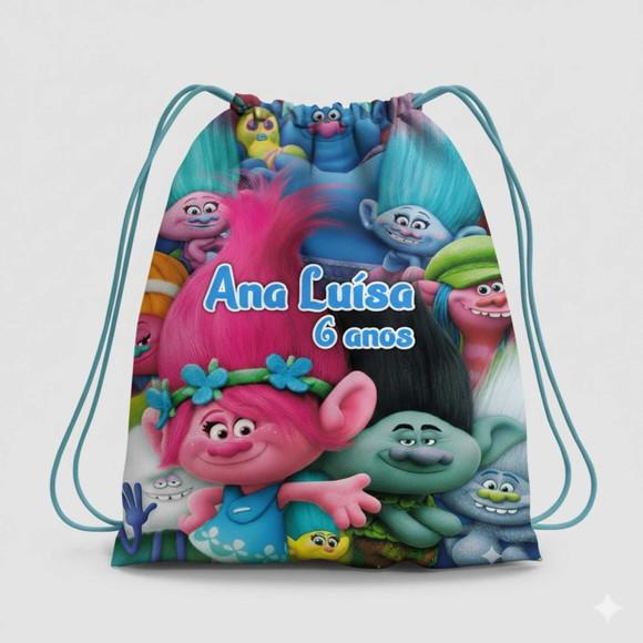 Mochila Saco Personalizada Trolls