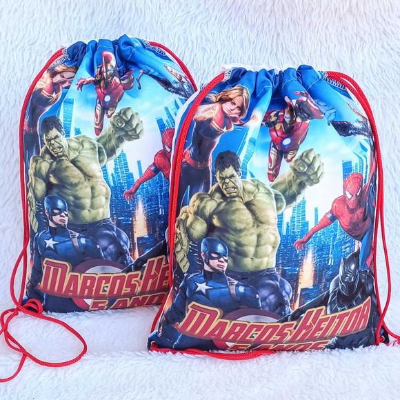 Mochila Saco Personalizada Vingadores