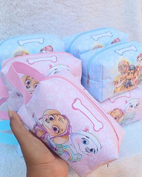 Necessárie Box Personalizada Patrulha Canina Aquarela