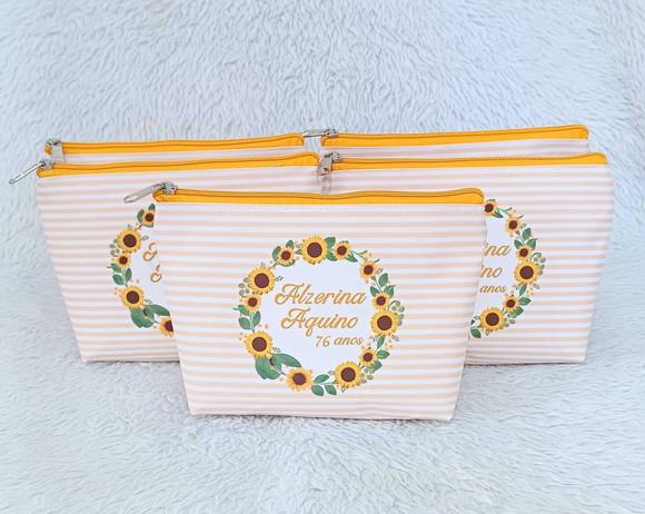 Porta Moeda Personalizado Girassol
