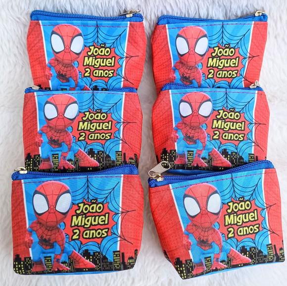 Porta Moeda Personalizado Homem Aranha Baby