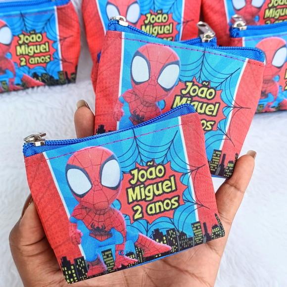 Porta Moeda Personalizado Homem Aranha Baby