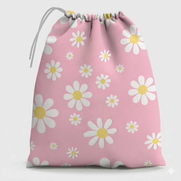 Saquinho Supresa Personalizado 20×15cm Margaridas