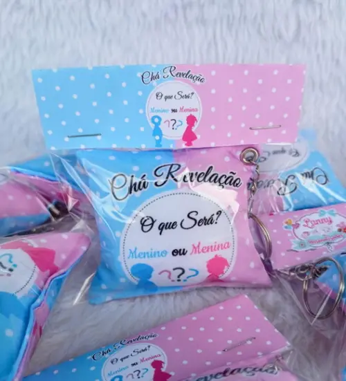 Almochaveiro Personalizado Chá Revelação