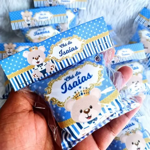 Almochaveiro Personalizado Chá de Bebê Ursinho Principe